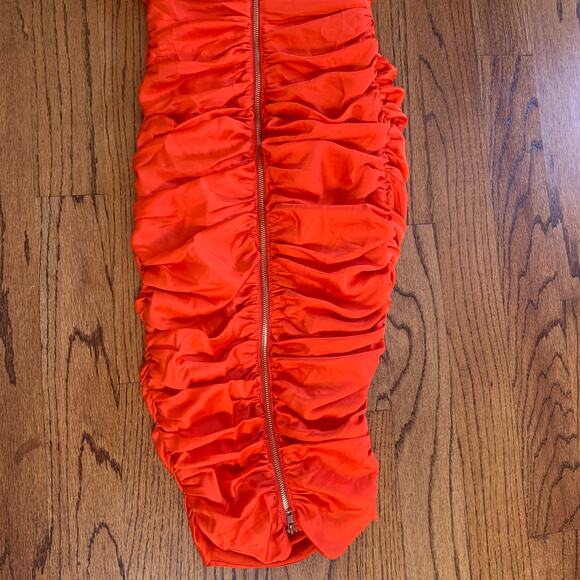 Nookie Cooper Midi Dress MSRP $299 | Tangerine | Size Small - Picture 11 of 13